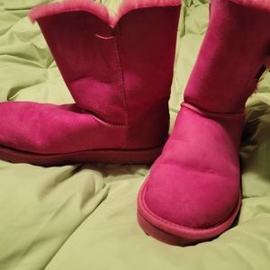 UGG punk Bailey Bling Swarovski Crystal Button size 9